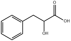 DL-3-Phenyllactic acid Structure