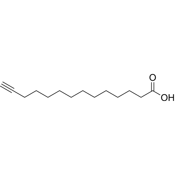 Alkynyl myristic acid Structure