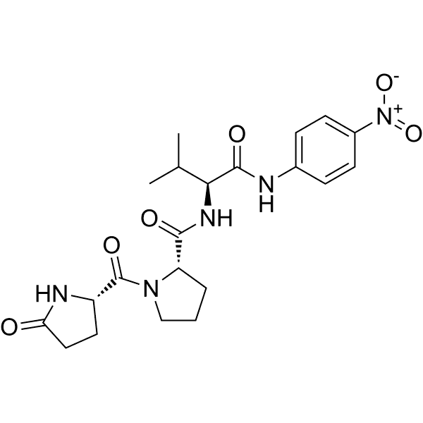 Glp-Pro-Val-pNA Structure