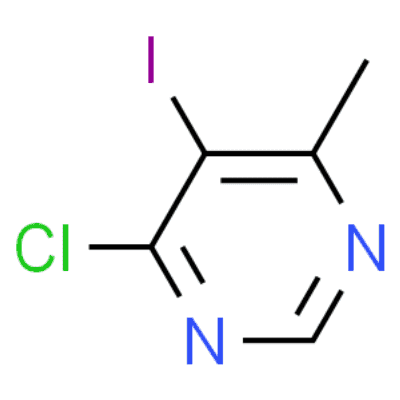 4-Chloro-5-iodo-6-methylpyrimidine  Structure