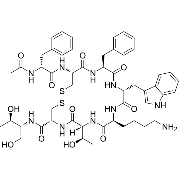 Acetyl-Octreotide Structure