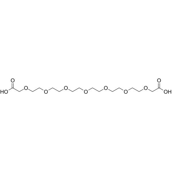 CH2COOH-PEG6-CH2COOH  Structure