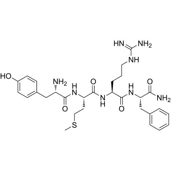 YMRF-NH2 Structure