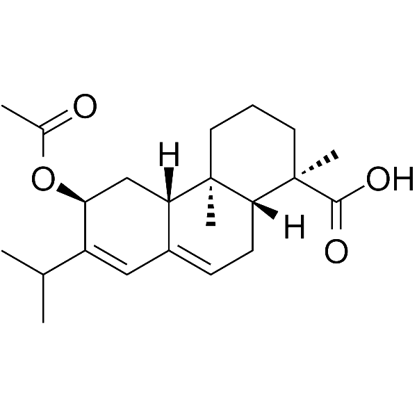 12-Acetoxyabietic acid Structure