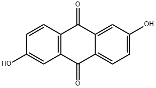 2,6-Dihydroxyanthraquinone Structure
