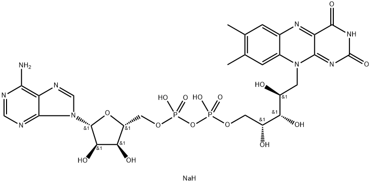 Flavin adenine dinucleotide disodium Structure