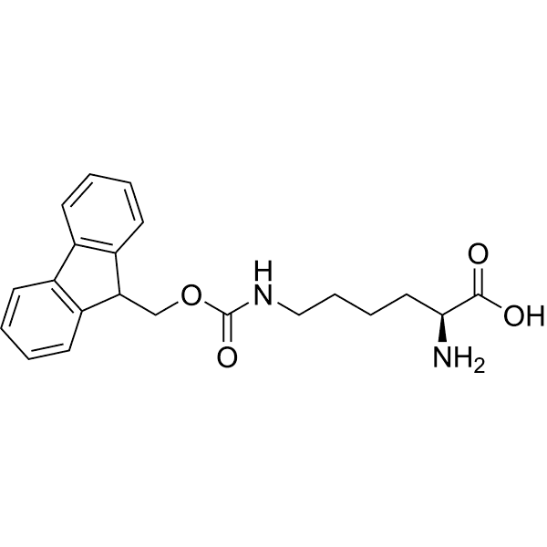 H-Lys(Fmoc)-OH Structure