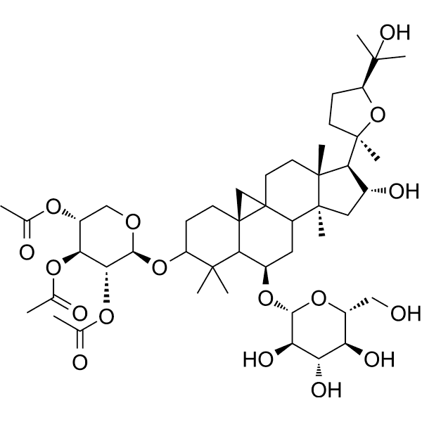 Acetylastragaloside I Structure