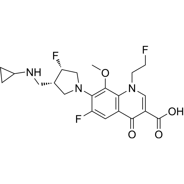 Lascufloxacin Structure