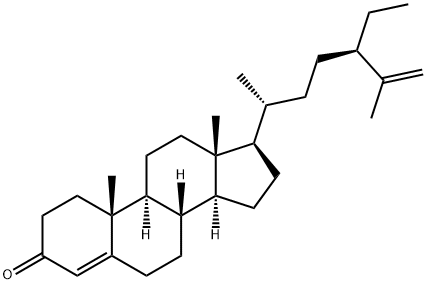 Stigmasta-4,25-dien-3-one Structure