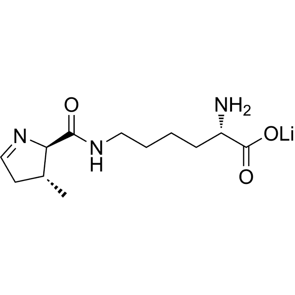 L-Pyrrolysine lithium  Structure