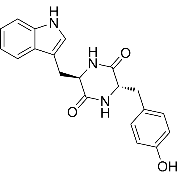 Cyclo(D-Trp-Tyr) Structure