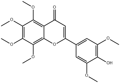 4'-Hydroxy-3',5,5',6,7,8-hexamethoxyflavone Structure