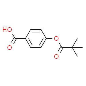 4-(Pivaloyloxy)benzoic acid  Structure