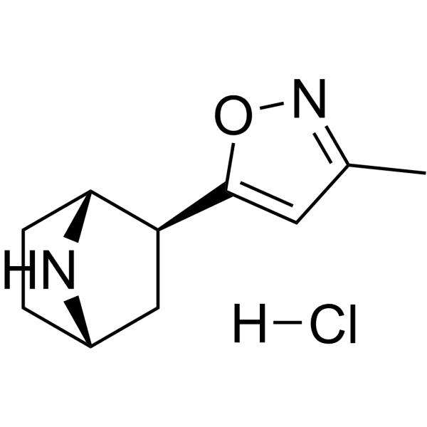 Epiboxidine hydrochloride Structure