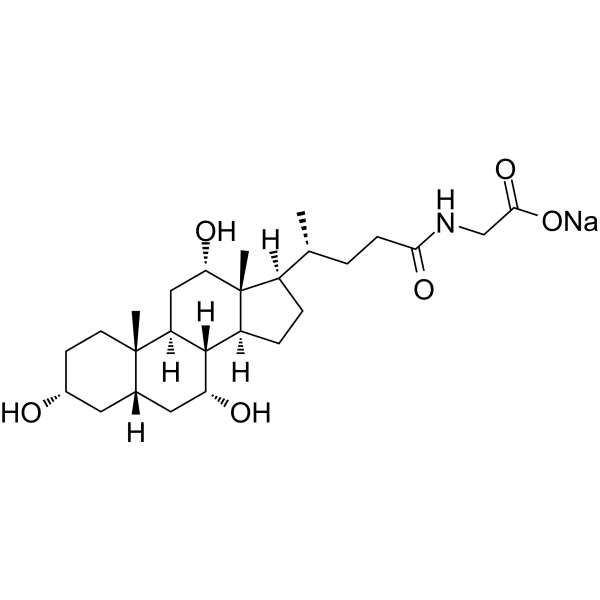 Glycocholic acid sodium Structure