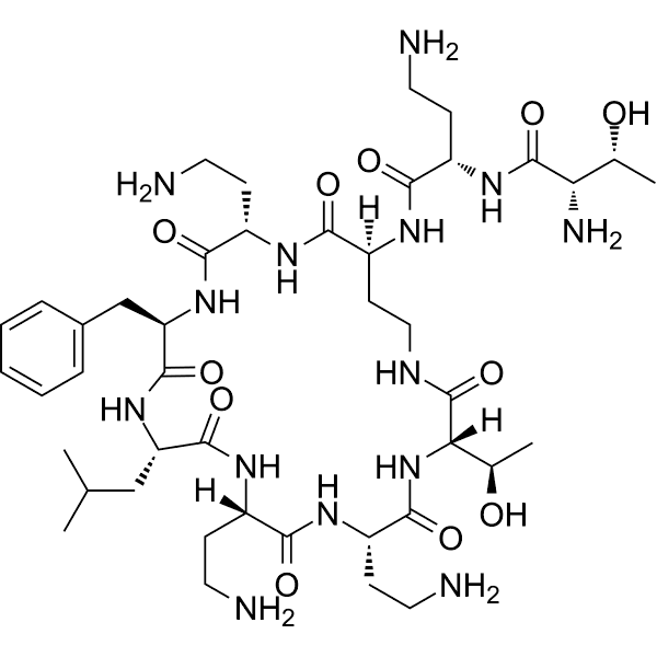 Polymyxin B nonapeptide Structure