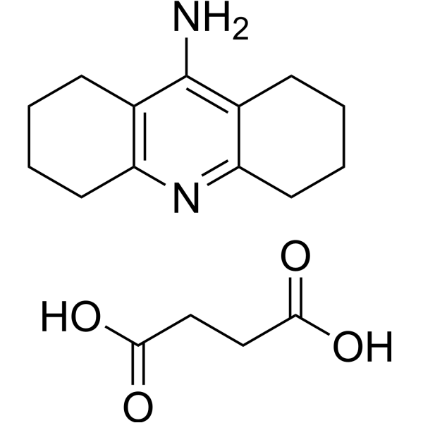 Octahydroaminoacridine succinate  Structure