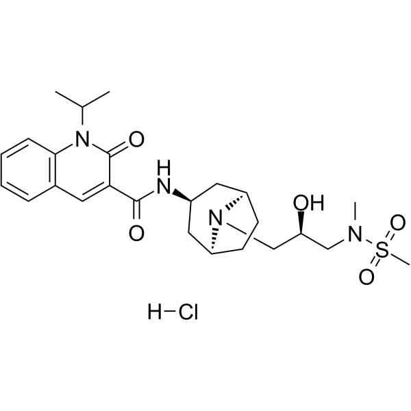Velusetrag hydrochloride Structure