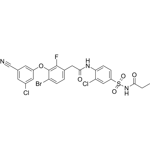 Elsulfavirine Structure