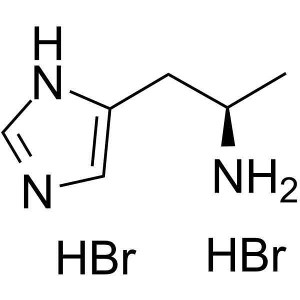 (R)-(-)-α-Methylhistamine dihydrobromide Structure
