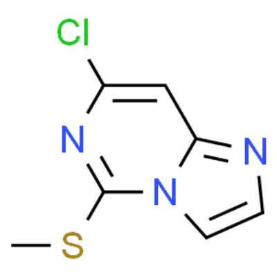 7-Chloro-5-(methylthio)imidazo[1,2-c]pyrimidine  Structure