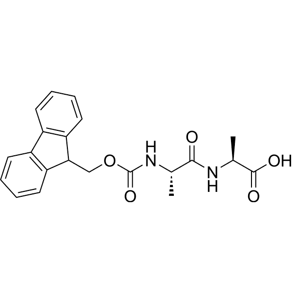 Fmoc-Ala-Ala-OH Structure