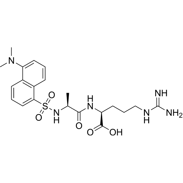 Dansyl-Ala-Arg Structure