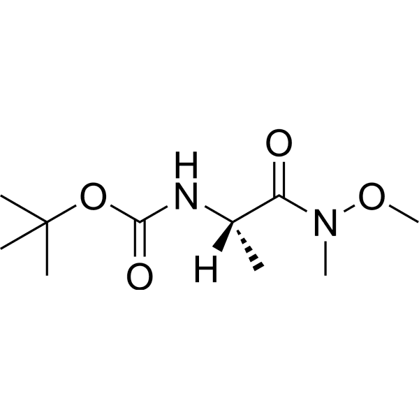 Boc-Ala-NMe(OMe) Structure