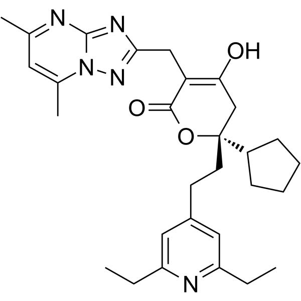 Filibuvir Structure