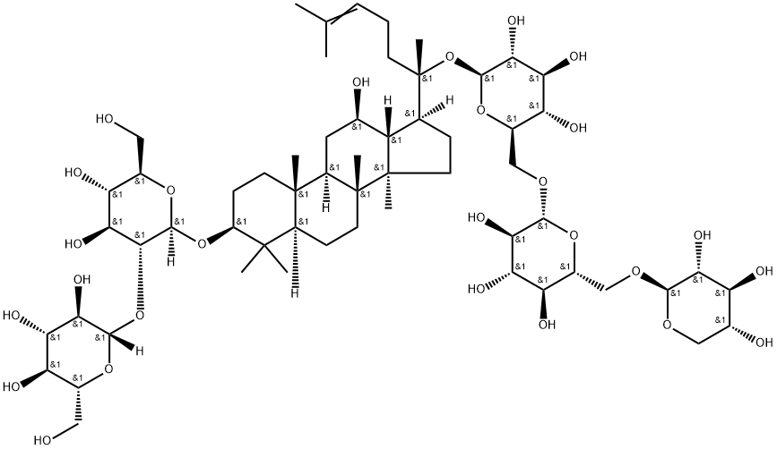 Notoginsenoside R4 Structure