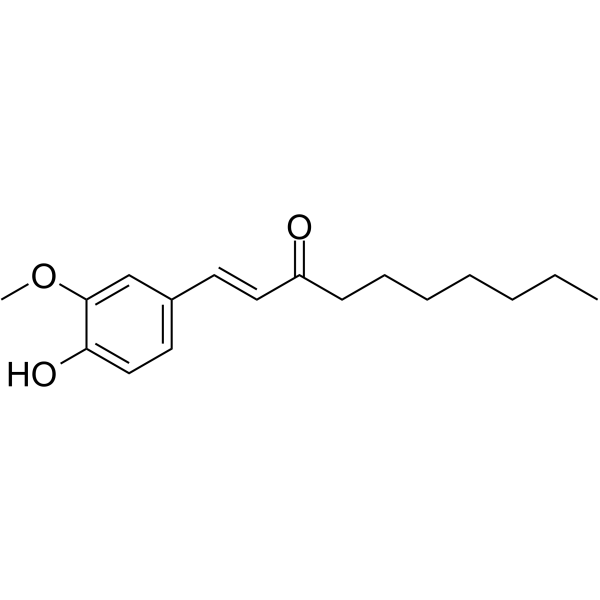 (E)-[6]-Dehydroparadol Structure