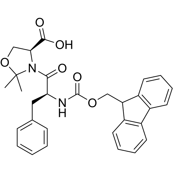 Fmoc-Phe-Ser(psi(Me, Me)pro)-OH Structure
