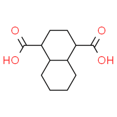 Decahydro-1,4-naphthalenedicarboxylicAcid(mixtureofisomers)  Structure
