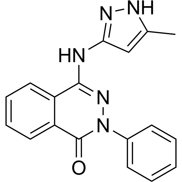Phthalazinone pyrazole Structure