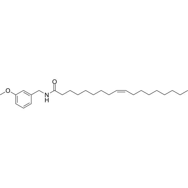 N-(3-Methoxybenzyl)oleamide Structure
