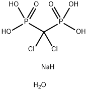 Clodronate disodium tetrahydrate Structure