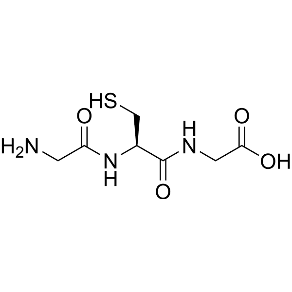 H-Gly-Cys-Gly-OH Structure