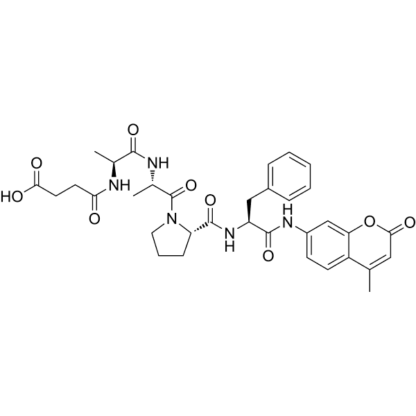 Suc-AAPF-AMC Structure