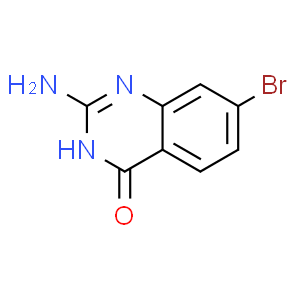 2-Amino-7-bromo-3H-quinazolin-4-one  Structure