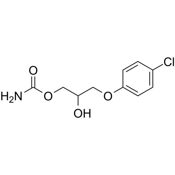 Chlorphenesin carbamate Structure