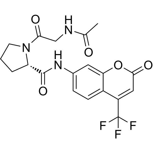 Ac-Gly-Pro-AFC Structure