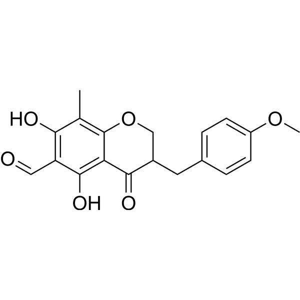 6-Formyl-isoophiopogonanone B Structure