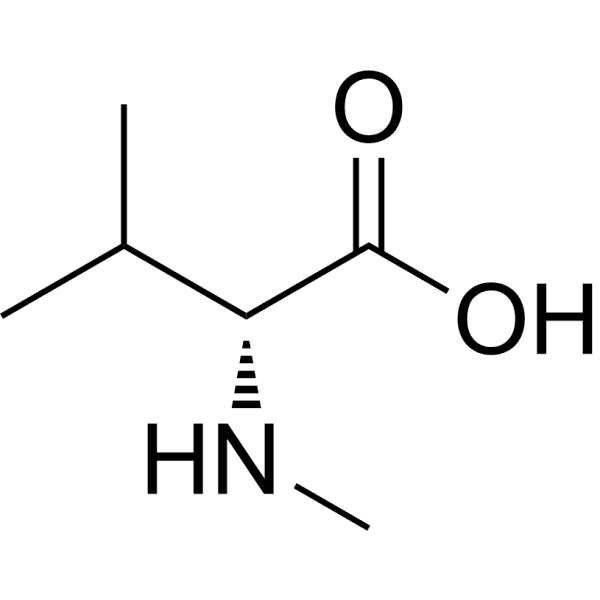 N-Methyl-D-valine Structure