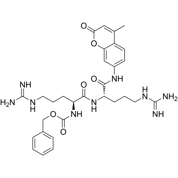 Z-Arg-Arg-AMC Structure