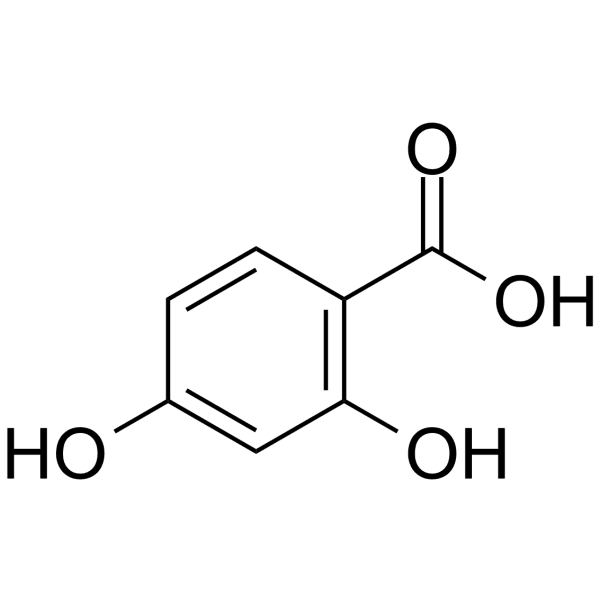 2,4-Dihydroxybenzoic acid Structure