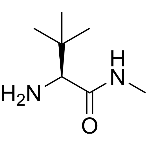 S-tert-Leucine N-methylamide Structure