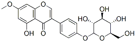 Prunetin 5-O-β-D-glucopyranoside Structure