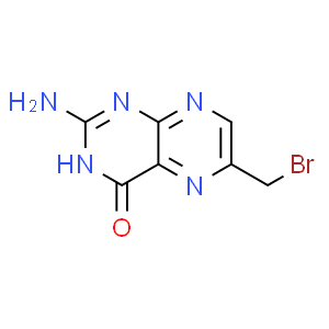 2-AMino-6-(broMoMethyl)-4(3H)-pteridinone  Structure