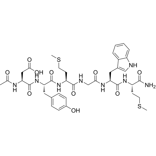 CCK (26-31) (non-sulfated) Structure